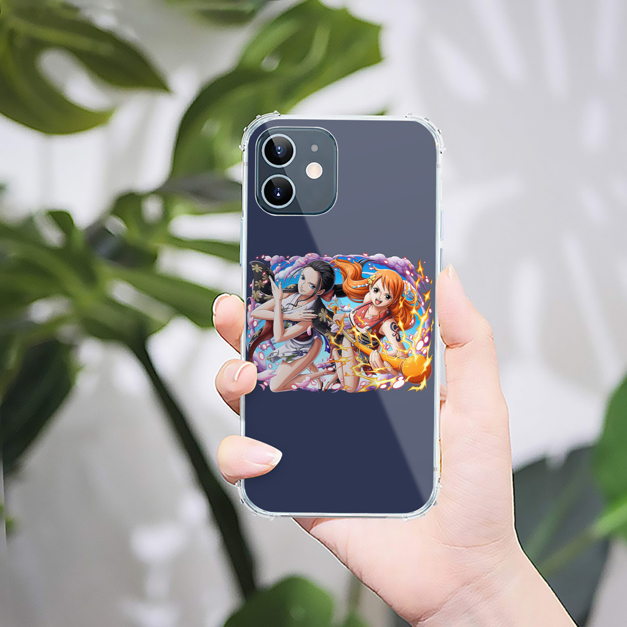 （画像用） ワンピース ナミ ONE PIECE Nami 【iPhone 12シリーズ対応】透明スマホケース（クリアソフトケース）